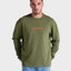 Camiseta Manga Longa Rusty V8 Verde Oliva