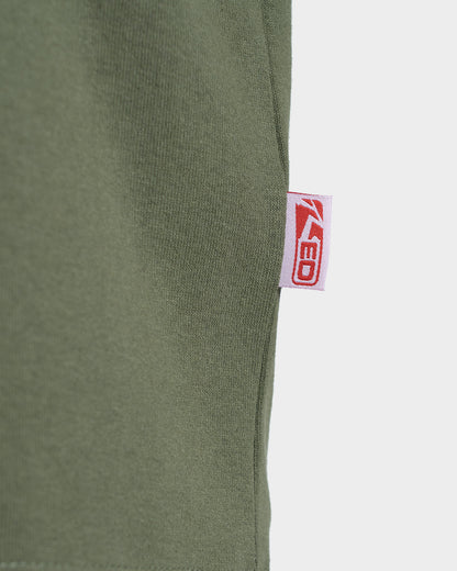 Camiseta Manga Longa Rusty Gaffa Taped Verde Oliva