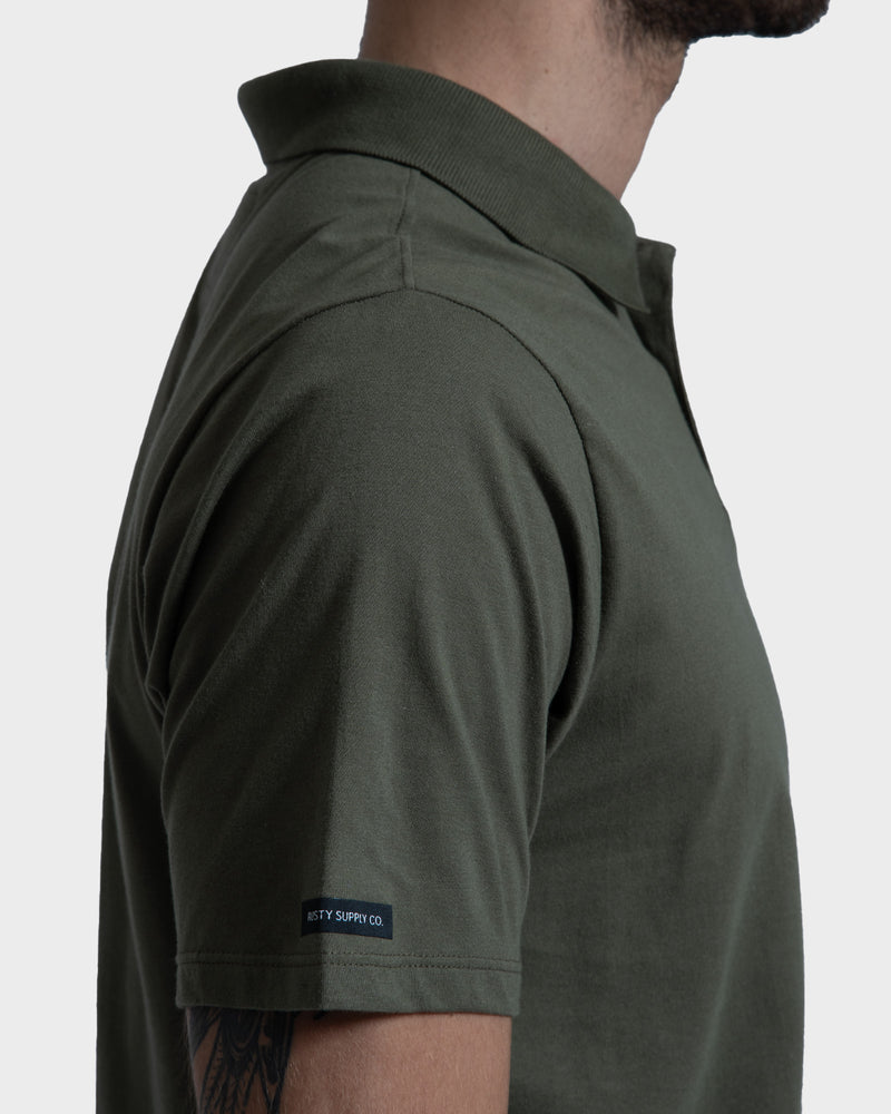 Polo Rusty Essential Militar
