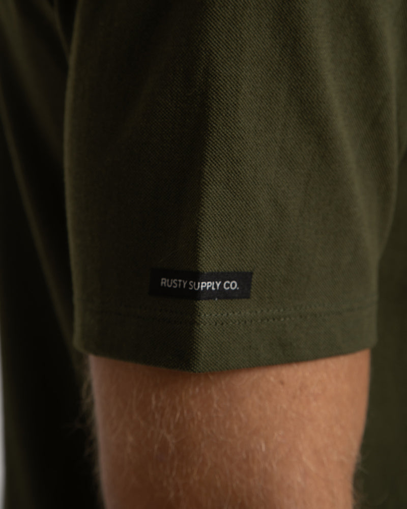Polo Rusty Essential Verde