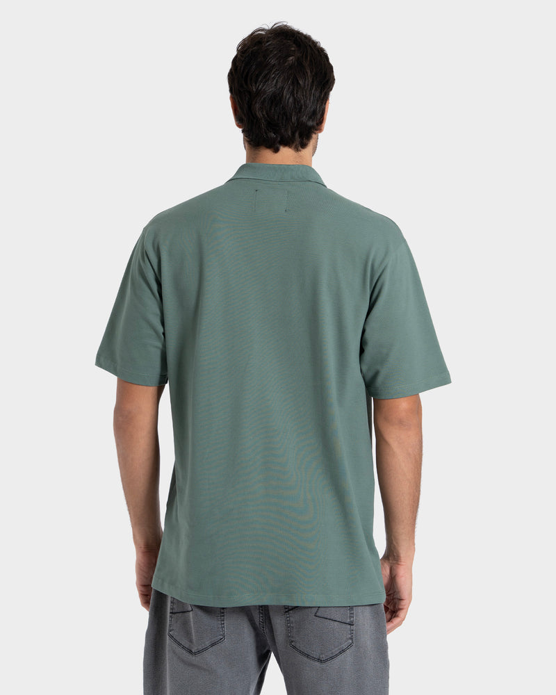 Camisa Polo Manga Curta Verde Rusty Daylights