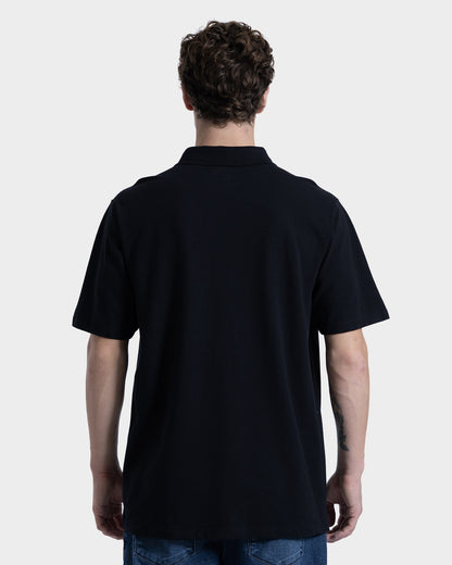Camisa Polo Manga Curta Neat Rusty Preto
