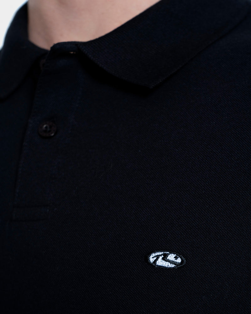 Camisa Polo Manga Curta Neat Rusty Preto