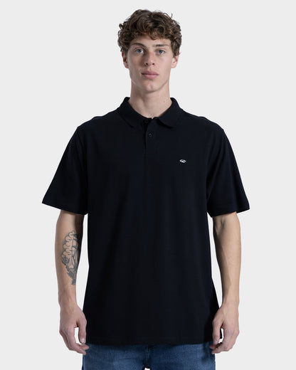 Camisa Polo Manga Curta Neat Rusty Preto