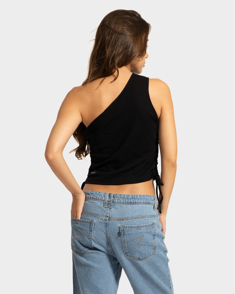 Regata Preta Rusty One Shoulder