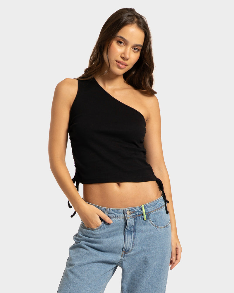 Regata Preta Rusty One Shoulder