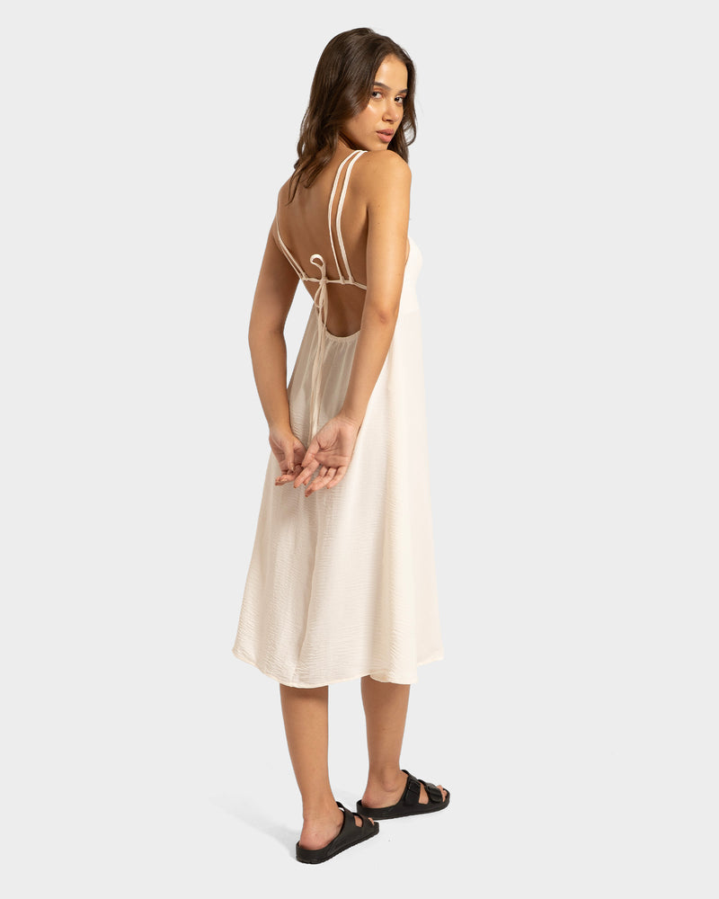 Vestido Perfect Rusty Off White Midi
