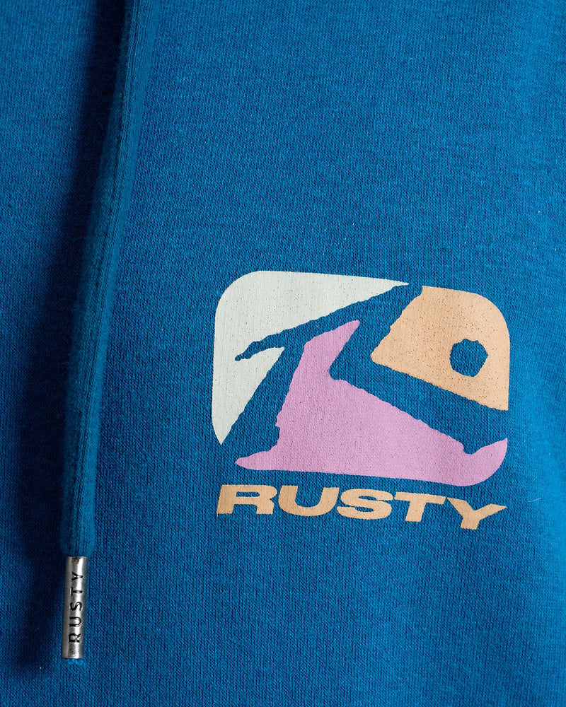 Moletom Canguru Rusty Phenom Azul