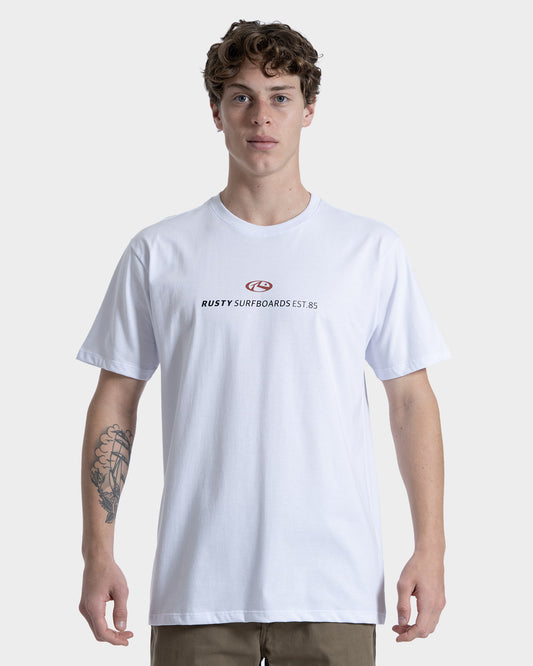 Camiseta Manga Curta Rusty Strike Branca
