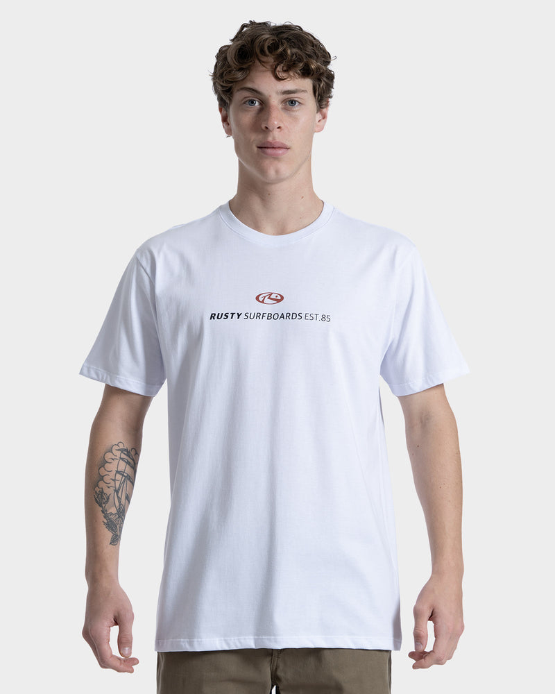 Camiseta Manga Curta Rusty Strike Branca