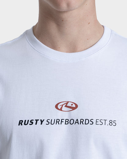 Camiseta Manga Curta Rusty Strike Branca