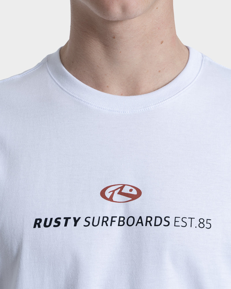 Camiseta Manga Curta Rusty Strike Branca