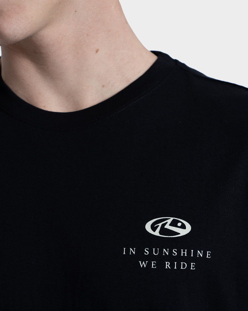 Camiseta Manga Curta Rusty Sunshine Preta