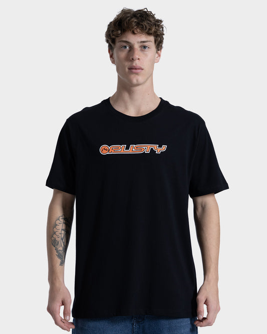 Camiseta Manga Curta Rusty Shape Preta