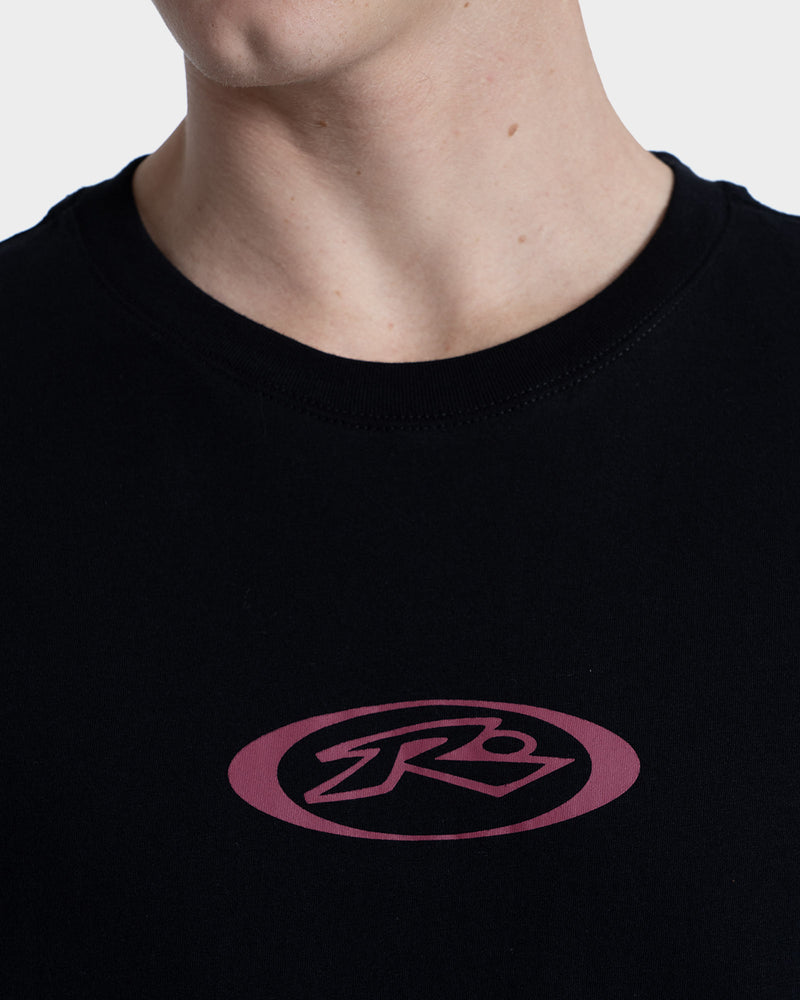 Camiseta Rusty Everything Preta com Estampa