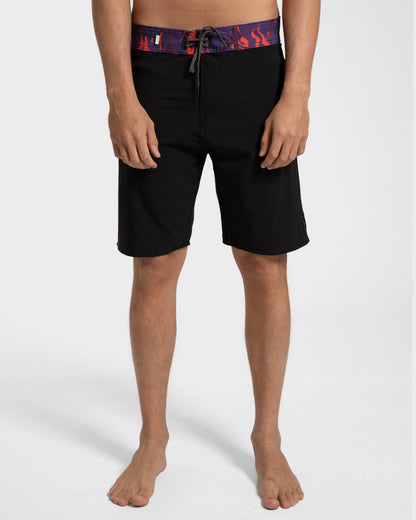 Boardshort Rusty Label Dot Preto