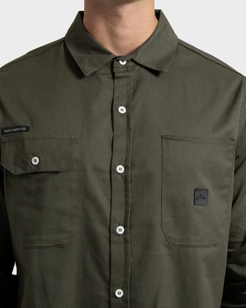 Camisa Manga Longa Rusty Military