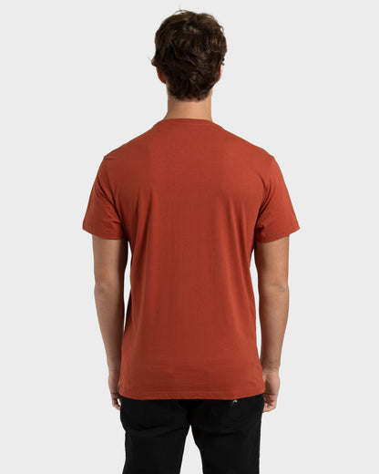 Camiseta Rusty Type Vermelho