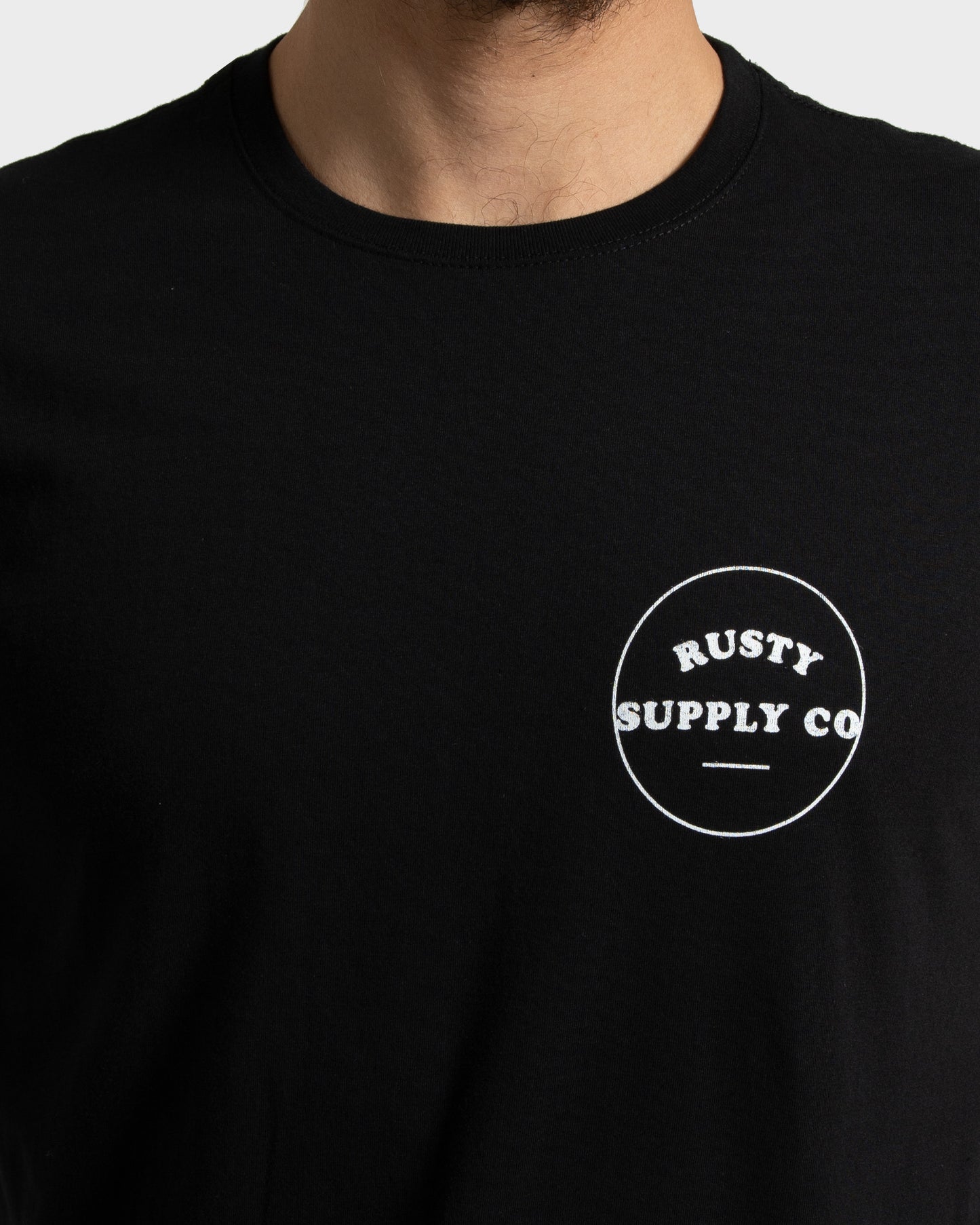 Camiseta Rusty Supply Preto