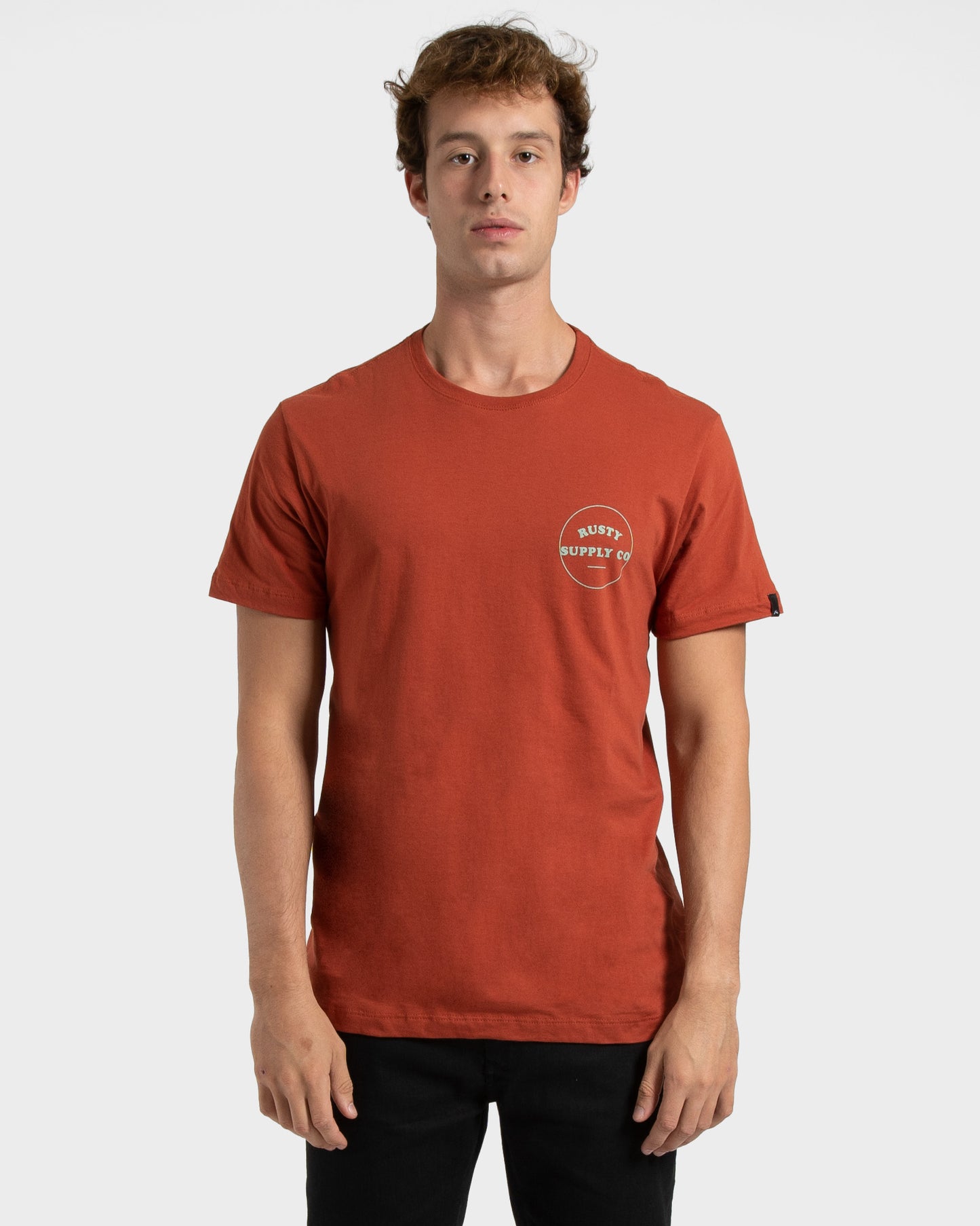 Camiseta Rusty Supply Vermelho