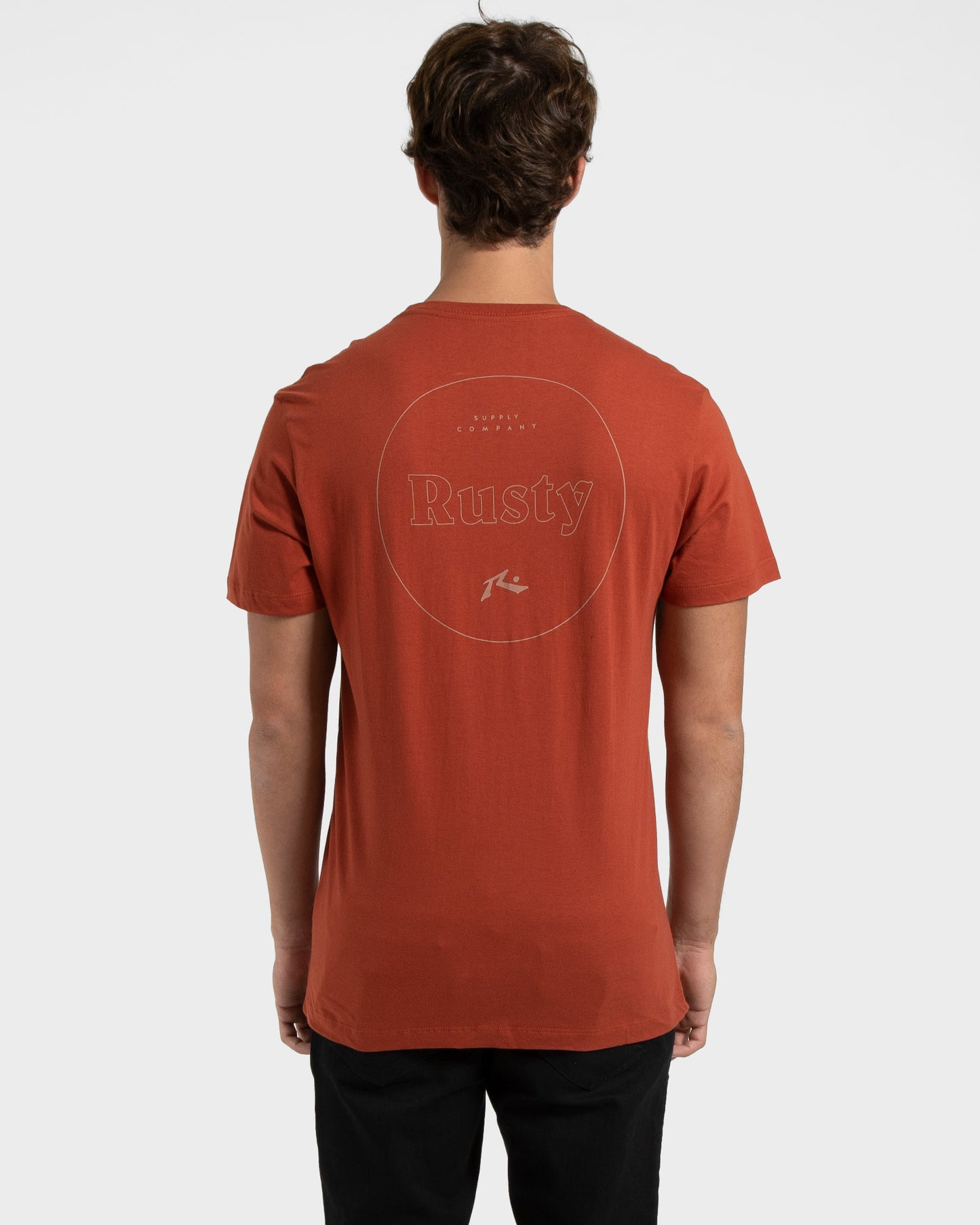Camiseta Rusty Stamp Vermelho