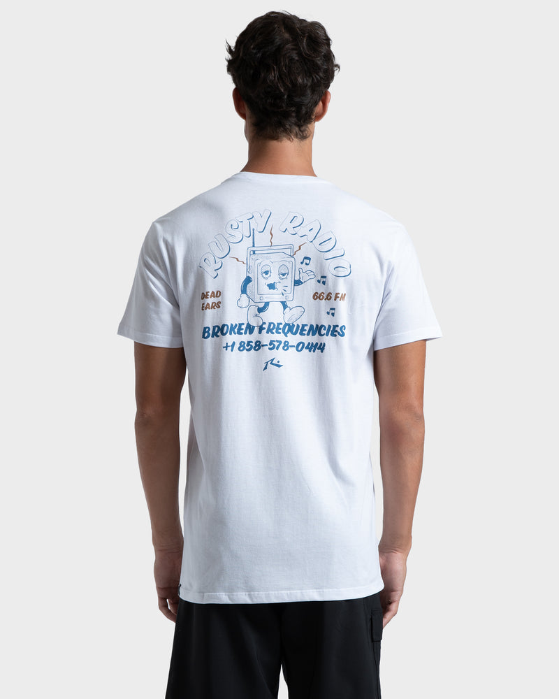 Camiseta Rusty Radio Branca