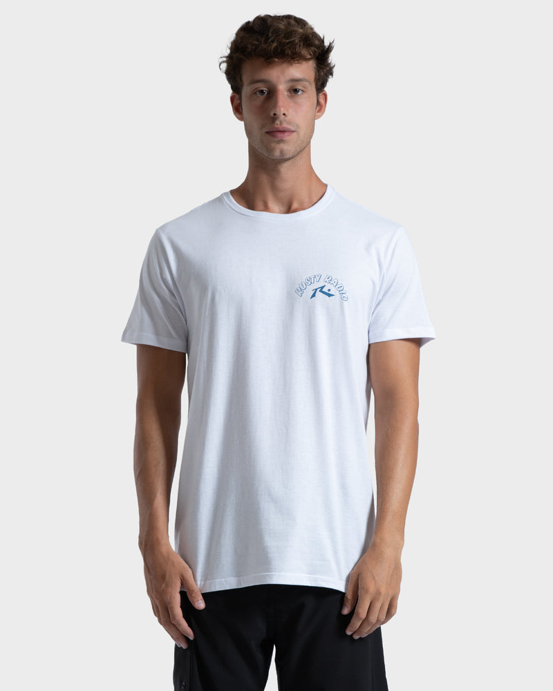 Camiseta Rusty Radio Branca