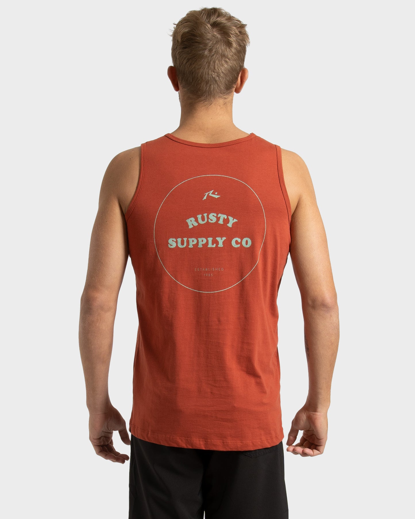 Camiseta Regata Rusty Supply Vermelho